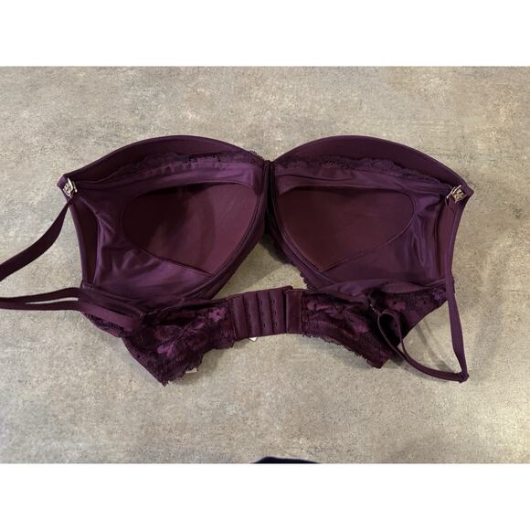 Victoria's Secret Body by Victoria wireless nursing bra deep purple,Size 36DDD - Picture 8 of 8